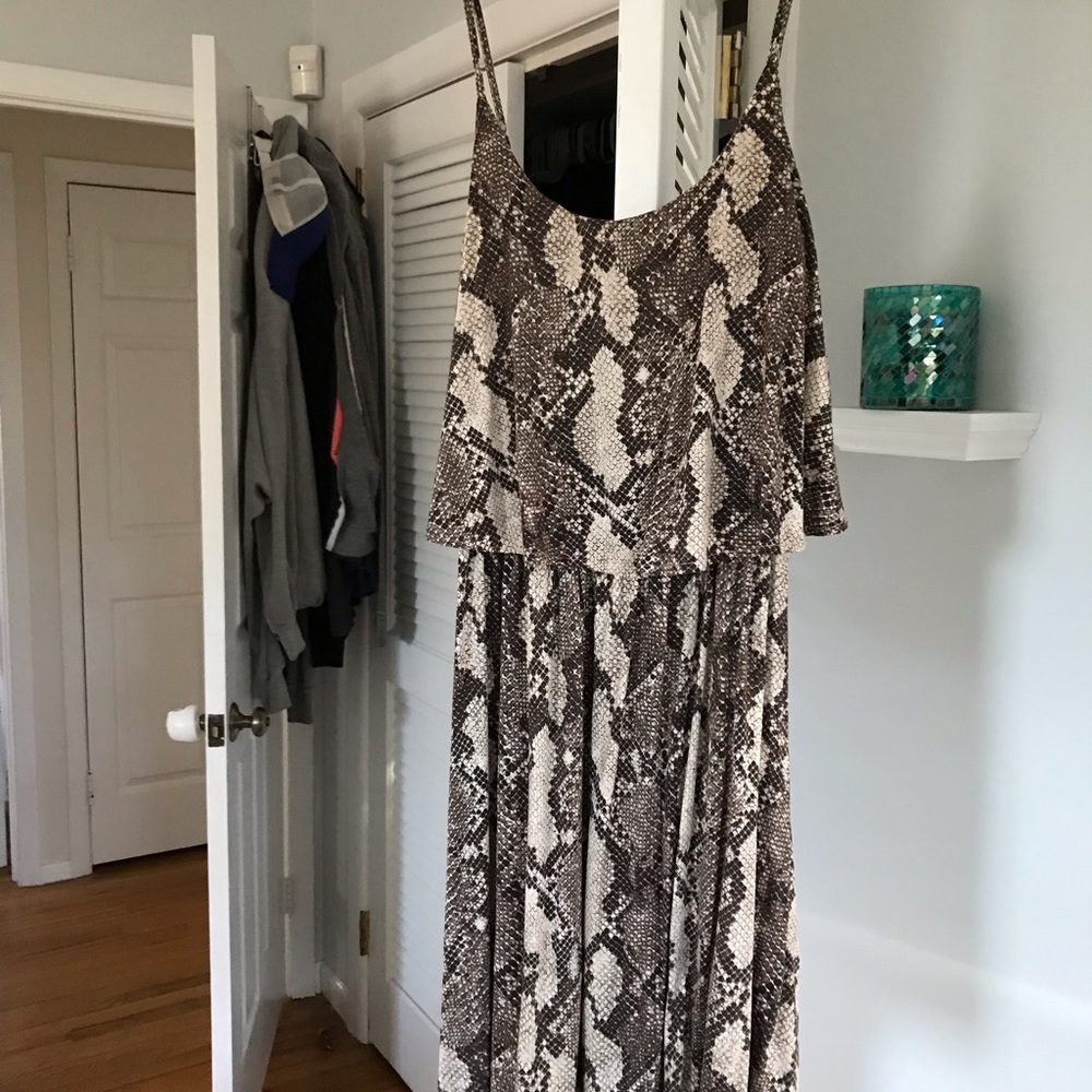 NWOT H&M snake print dress